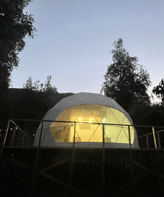 Siete Tazas - Glamping Siete Tazas - 1 cama 2 plazas, 2 camas 1 plaza, Domo 3