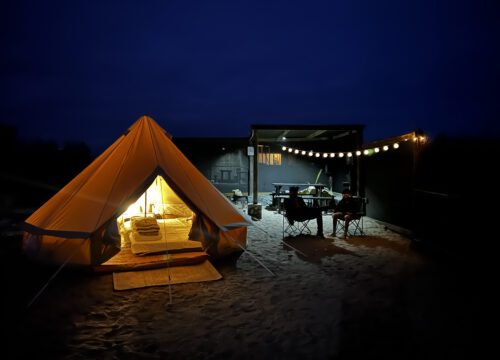 Punta de Choros - Camping Punta Lodge - 2 camas 1.5 plazas, 1 cama 1 plaza - Sitio Ballena
