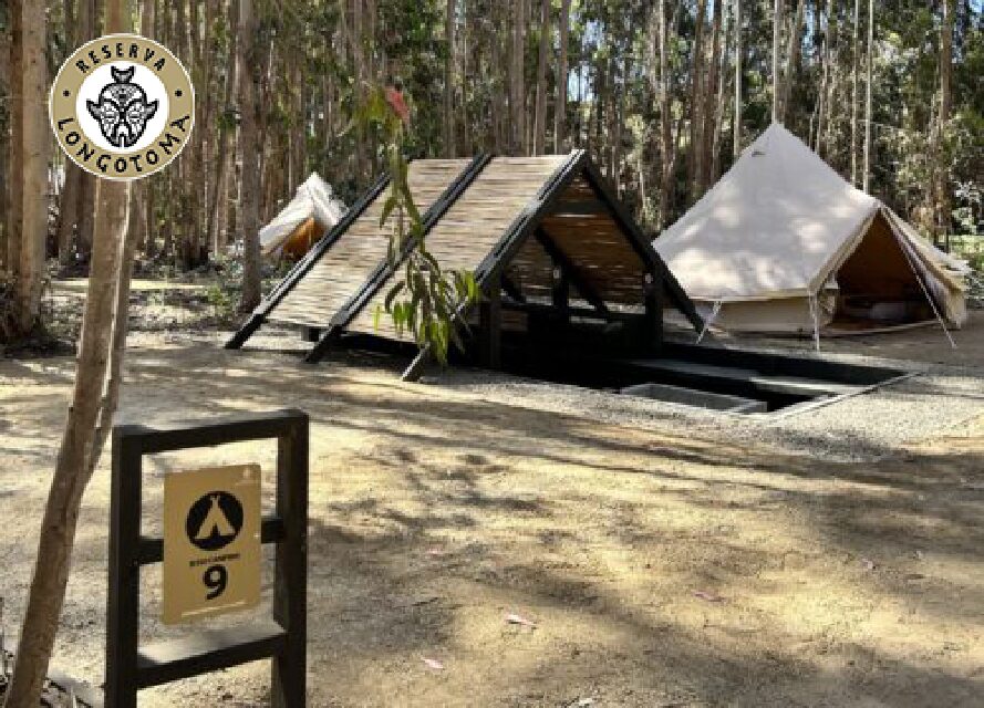 Longotoma - Camping Reserva Longotoma - 1 cama 2 plazas, 2 camas 1.5 plazas - Sitio Pilpilén 9