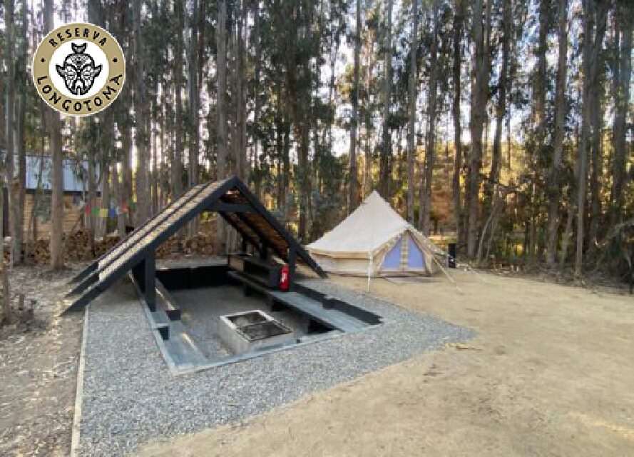 Longotoma - Camping Reserva Longotoma - 2 camas 1.5 plazas, 2 camas 1 plaza - Sitio Pilpilén 13