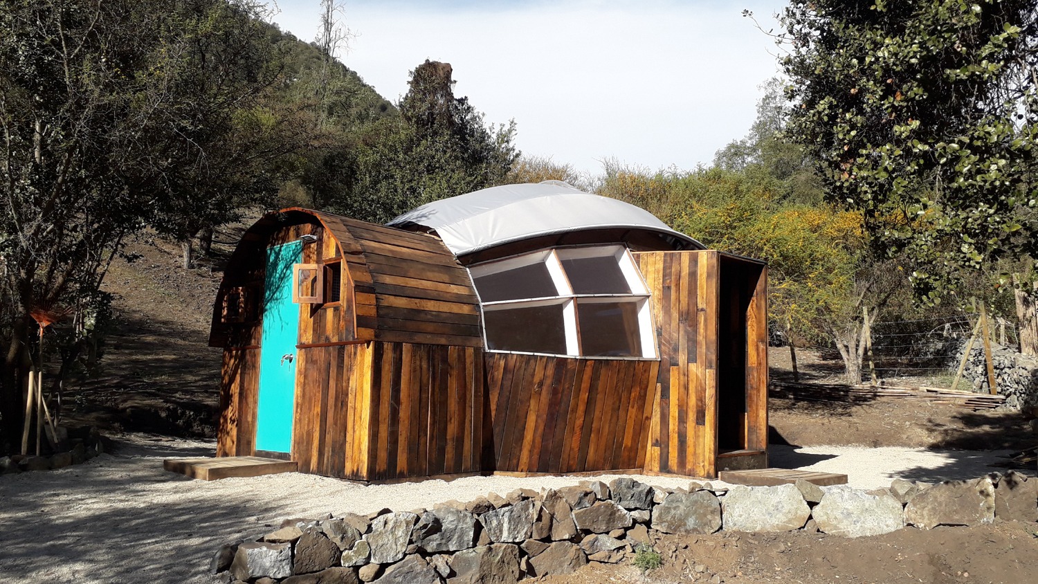 La Campana - Glamping Biosfera Lodge - 1 cama 2 plazas, 2 camas 1 plaza - Domo Espino