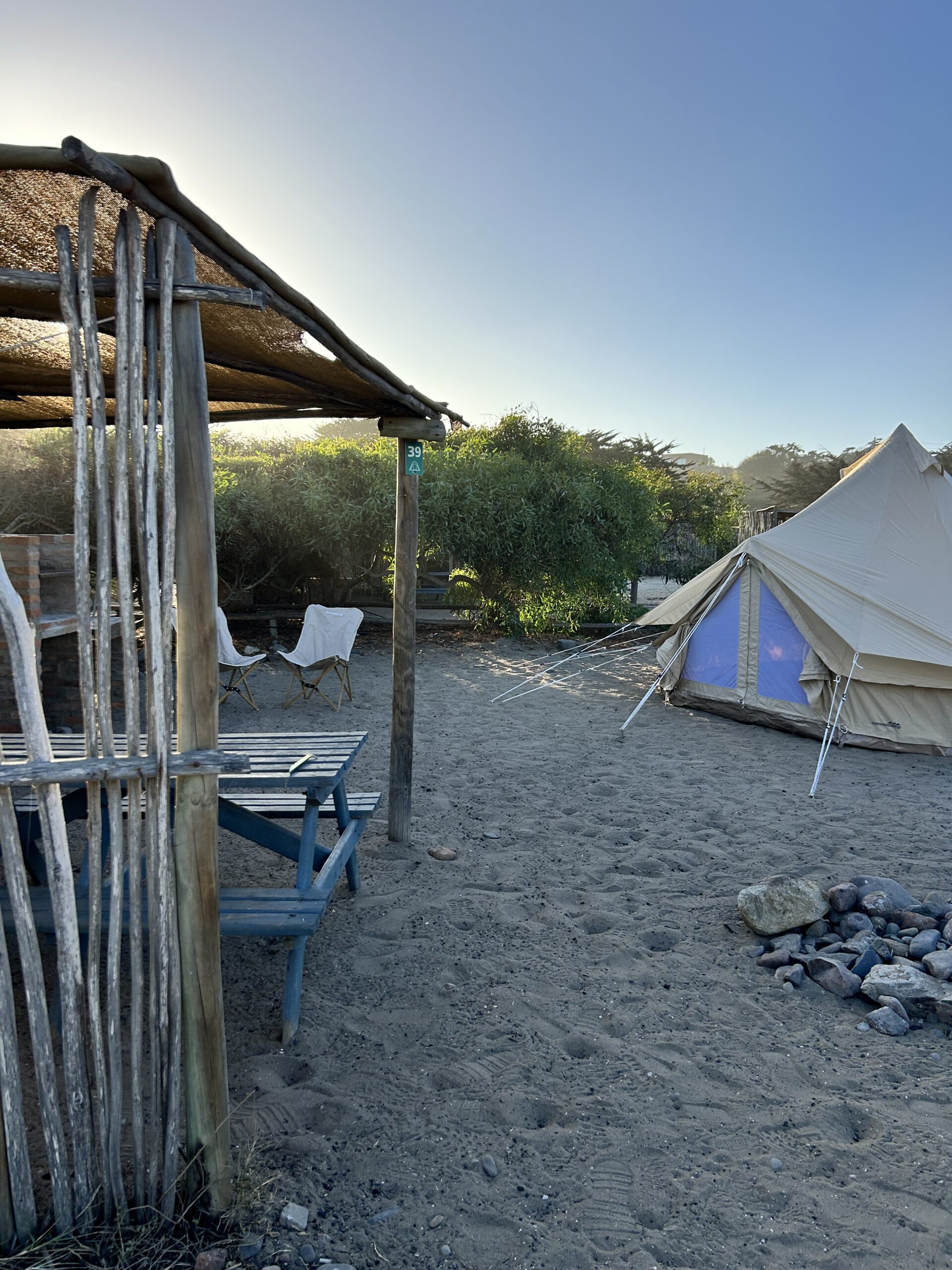 Los Molles - Camping Chivato - 2 camas de 1.5 plazas, 2 camas de 1 plaza - Sitio LOICA 39