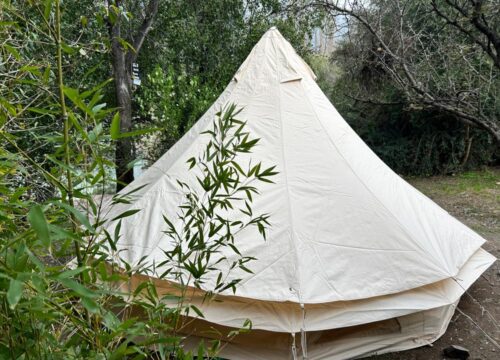 Cajón del Maipo - Camping El Sauce - 2 camas 1.5 plazas, 1 cama 1 plaza - Sitio Chercán 1