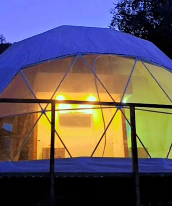 Siete Tazas - Glamping Siete Tazas - 1 cama 2 plazas, 2 camas 1 plaza, Domo 2