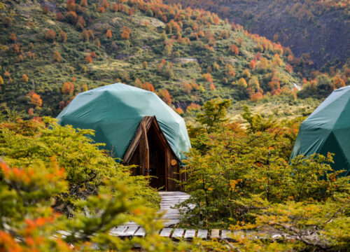 Torres del Paine - EcoCamp Patagonia - Cama Queen - Domo Suit