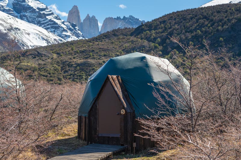 Torres del Paine - EcoCamp Patagonia - 2 Camas o Cama Queen - Domo Estándar