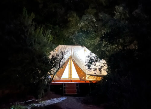 Cajón del Maipo - Ruca Maipo Glamping - 1 cama 2 plazas, 1 cama 1 plaza y 1/2, 1 sillón cama - Carpa Ruca Maipo 2