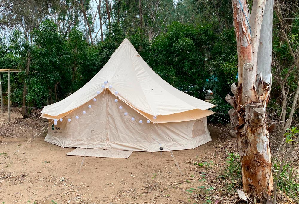 Guanaqueros - Camping Bahía Club - 1 cama 2 plazas, 2 camas 1.5 plazas - Sitio Pitotoy 58