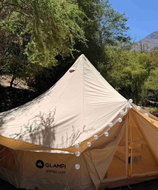 Cajón del Maipo - Parque del Agua - 2 camas 1.5 plazas, 1 cama 1 plaza - Sitio Cóndor 3