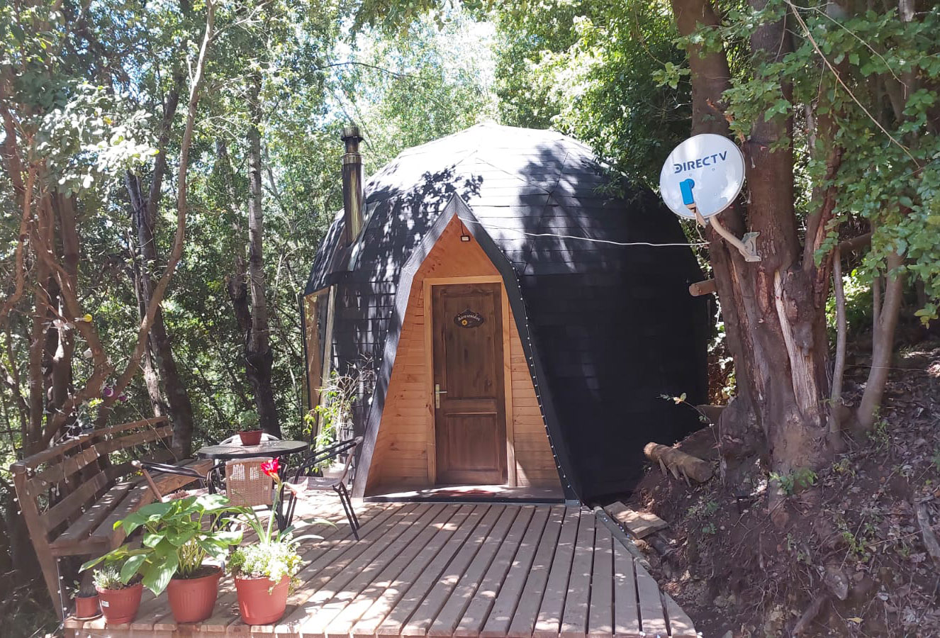 Chillán – Domos El Avellano de Los Pellines – 1 cama 2 plazas, 1 cama nido – Domo 2