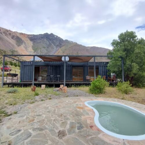 Cajón del Maipo - Refugio Base Camp - 3 literas de 1 plaza - Refugio Panorámico