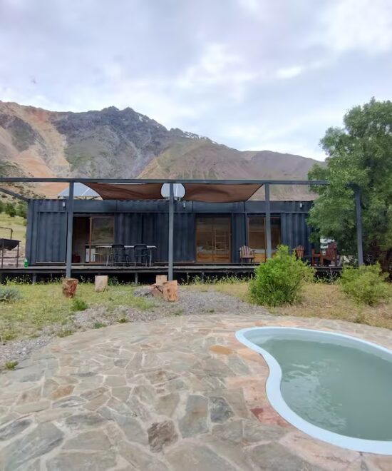 Cajón del Maipo - Refugio Base Camp - 3 literas de 1 plaza - Refugio Montaña